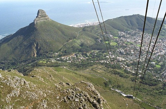 Lion's Head from Table Mountain