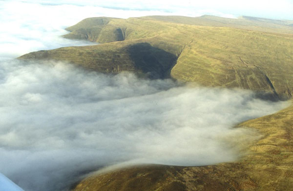 Black Mountains in Cloud