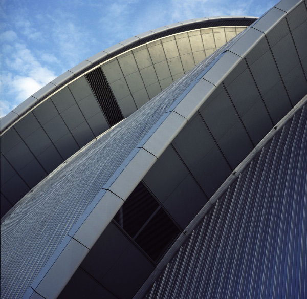 Roof of exhibition centre