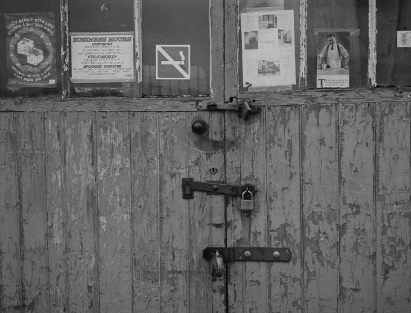 Mr Powell's Joinery door