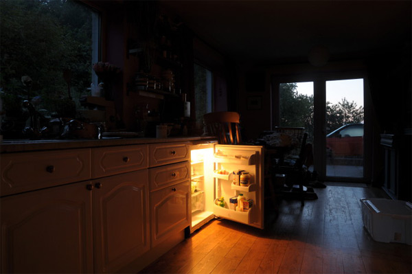 Early morning fridge