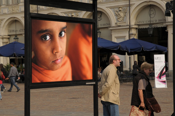 Turin, and an open air photographic exhibition