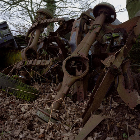 The bones of long extinct landrovers..