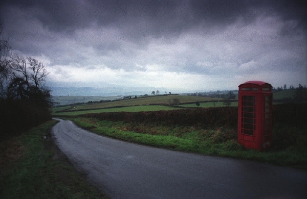 Phone box on Clyro Hill 8: December 16th, 2005