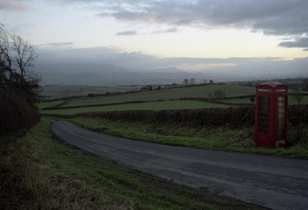 Phone box on Clyro Hill 12: January 30th, 2006