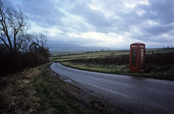 Phone box on Clyro Hill 14: February 12th, 2006