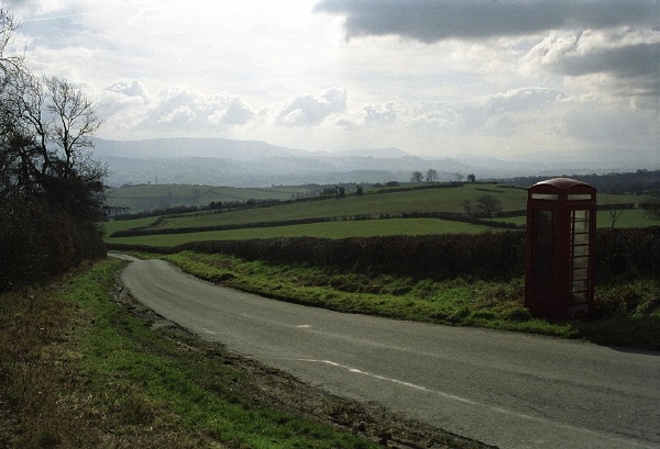 Phone box on Clyro Hill 15: February 23rd, 2006