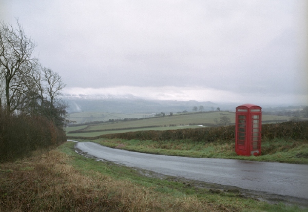 Phone box on Clyro Hill 18: March 8th, 2006