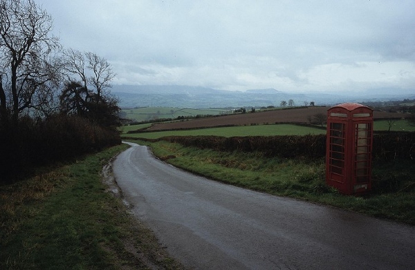 Phone box on Clyro Hill 19: March 14th, 2006