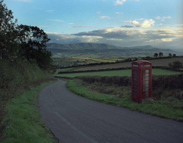 phonebox on clyro hill nov 2006